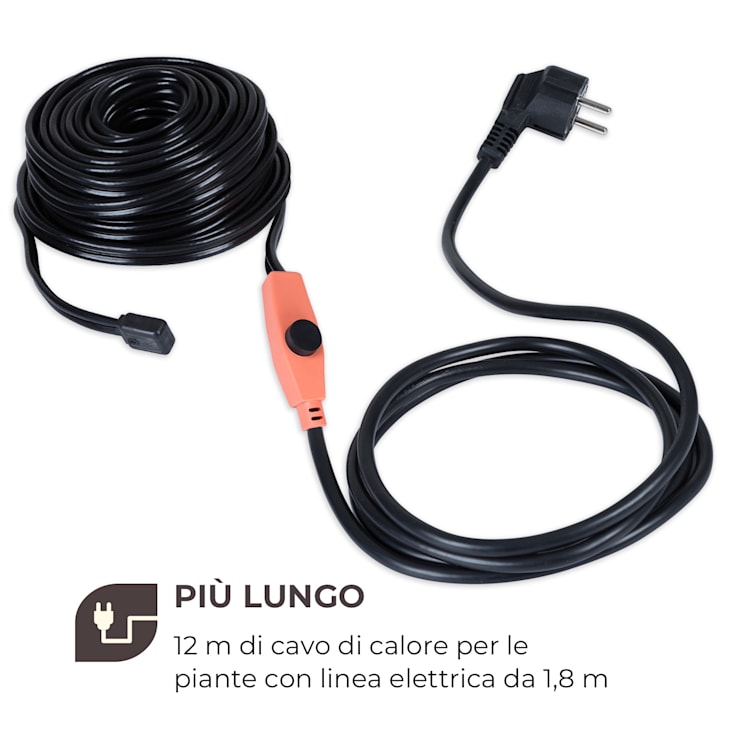 Flow Wire Cavo Antigelo 12m con Termostato IP68 12 m