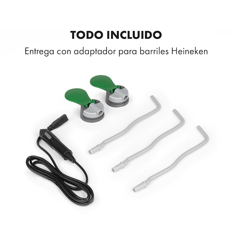 Tap2Go Dispensador de cerveza 2 en 1 con refrigerador de bebidas 5l/13l Negro