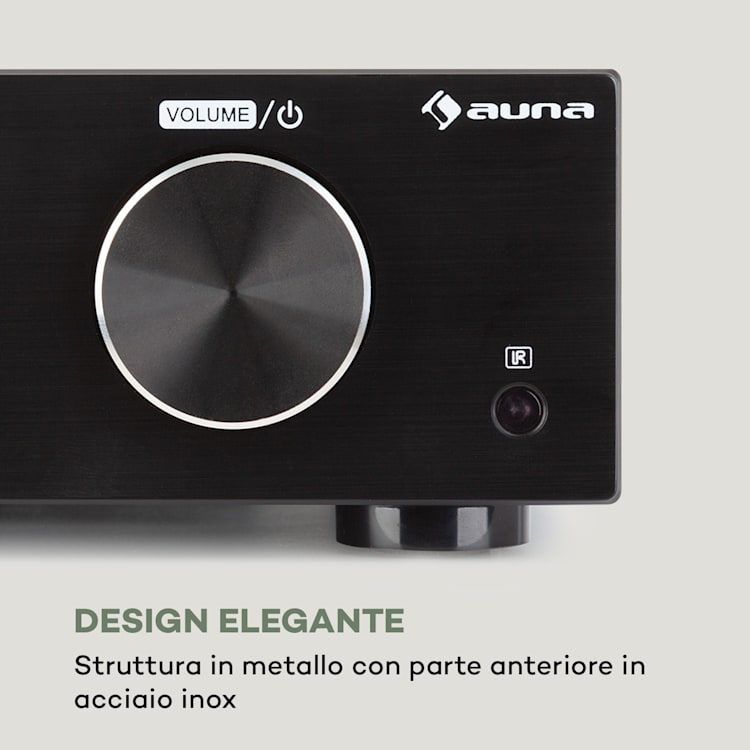 iTuner 320 BT HiFi-Tuner Digitale Spotify Connect BT App-Control nero Nero