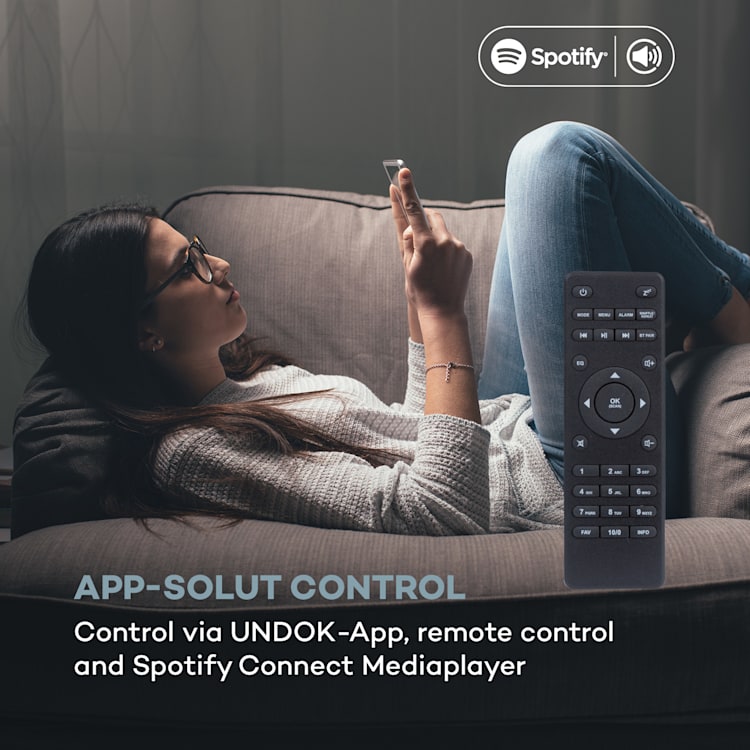 Connect Vinyl smart radio giradischi 2 altoparlanti 20Wmax internet/DAB+
