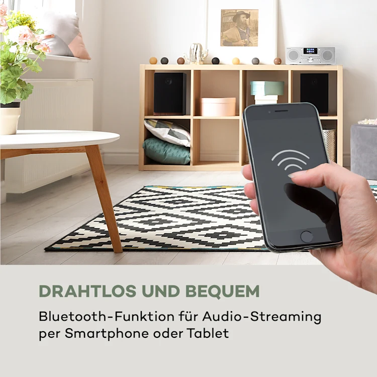 Harvard Kompaktanlage Internet-/DAB+ und UKW-Radio CD-Player Bluetooth 