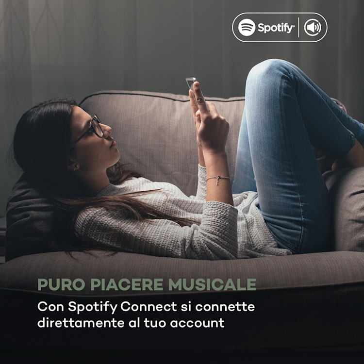 Harvard Impianto Compatto Radio Web/DAB+ e FM Lettore CD BT noce Noce