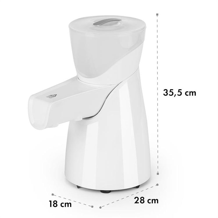 Olivia Pressa per olio Pressa a freddo 650W 700g 2 coclee trasportatrici Bianco