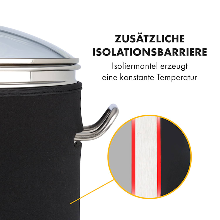 Mundschenk XXL Maischekessel Isoliermantel 50l Zubehör 50 Ltr