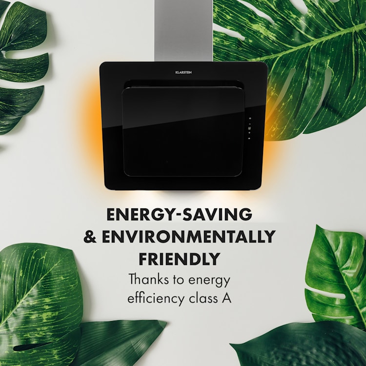 Helena 60 Exaustor 595 m³/h Display LED Preto 60 cm | Preto