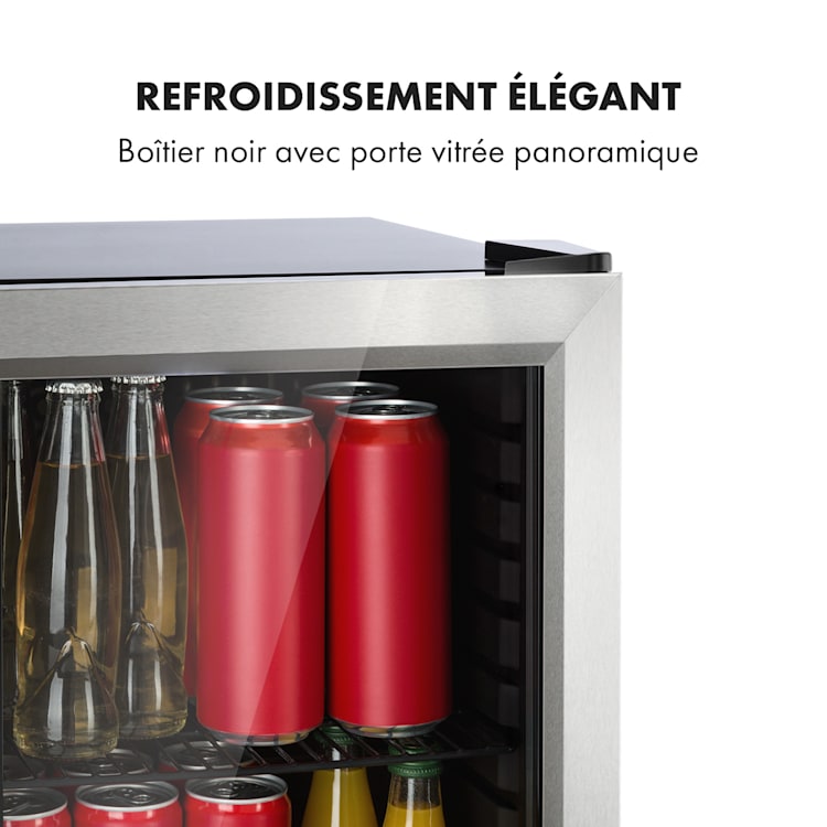 Harlem drankkoelkast 23 liter 1 metalen rooster glazen deur