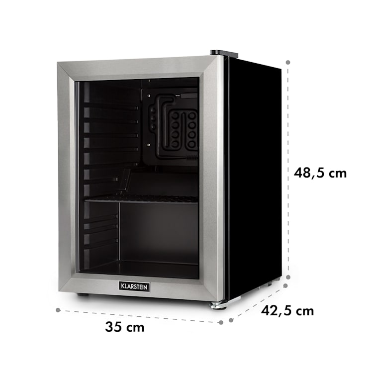 Harlem Getränkekühlschrank 23 Liter 1 Metallrost Glastür