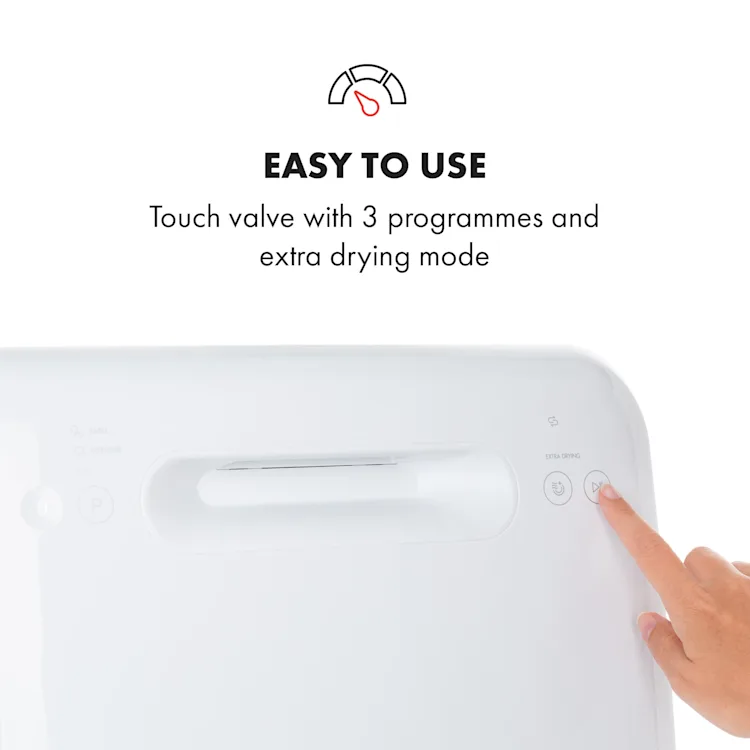 Aquatica Dishwasher free-standing installation-free 2 place settings 860W White