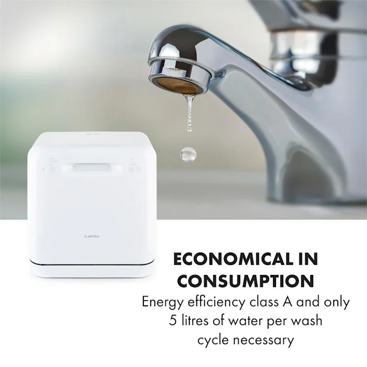 Aquatica Dishwasher free-standing installation-free 2 place settings 860W White