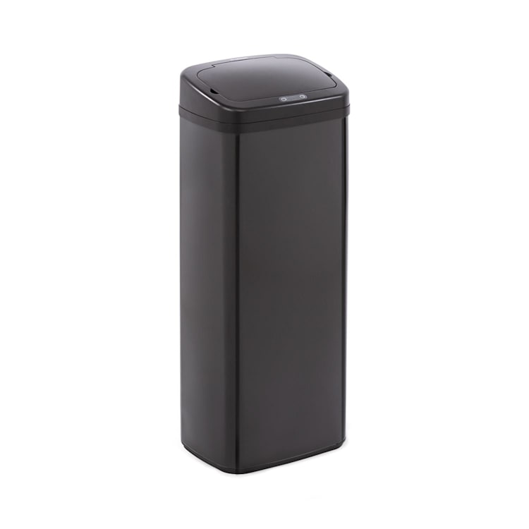 Cleanton 50 Poubelle 50 litres avec capteur - Couvercle ABS noir 50 L | Noir