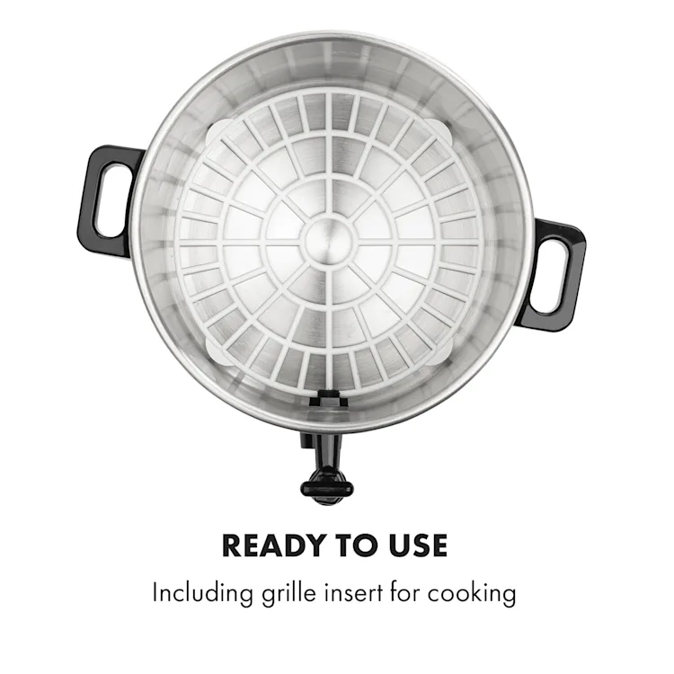 Biggie Eco Automatic Preserving Cooker & Beverage Dispenser 1000W 30-100 ° C Tap 9l Analogous | 9 Ltr | Stainless Steel