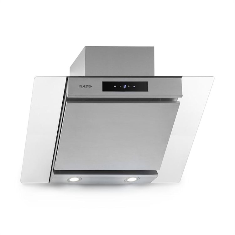 Balzac 80, okap kuchenny, 80 cm, 190 W, 610 m³/h, LED, stal nierdzewna/szkło 80 cm