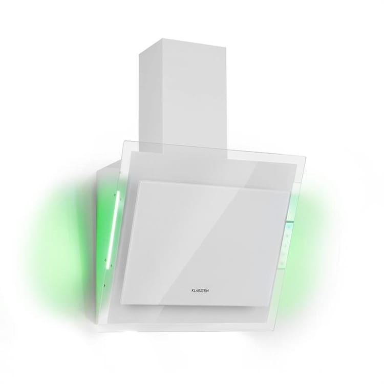 Mirage 60, okap kuchenny, wyciąg/pochłaniacz, 60 cm, 550 m³/h, panel dotykowy, klasa energetyczna A++, kolor biały