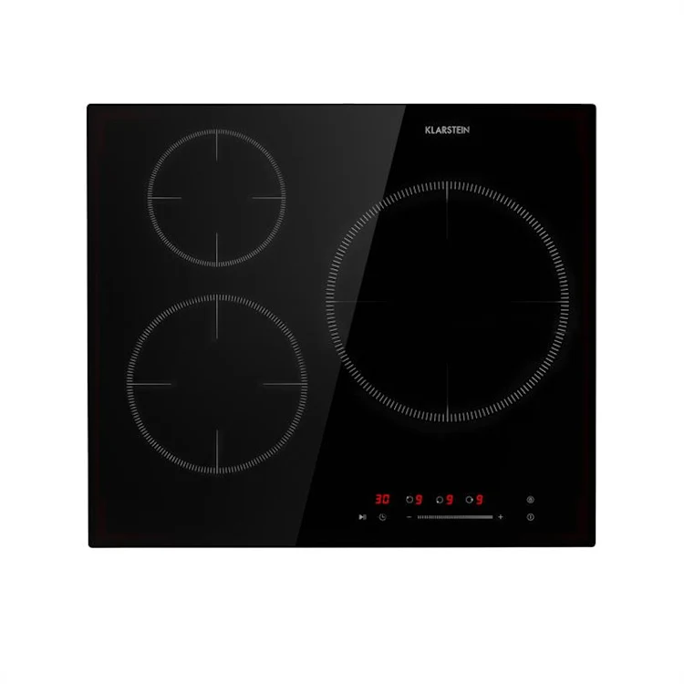 Delicatessa 3 Induction Cooktop 3 Zones 5800W Glass Ceramic Black