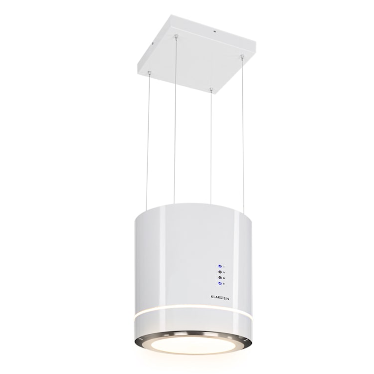 Tron Ambience, hotă de tavan, Ø 38 cm, recirculare 540 m³ / h, LED, alb