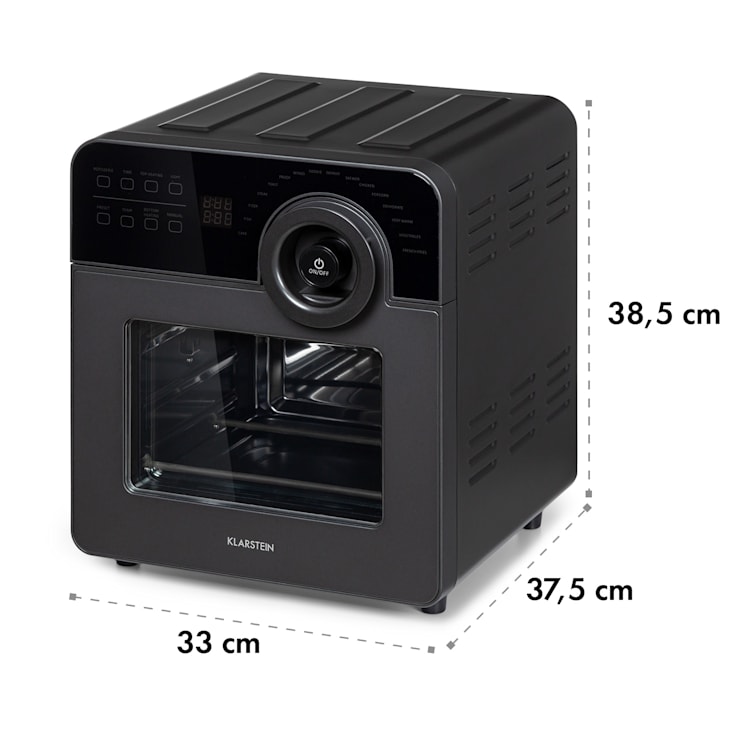 AeroVital Cube Chef Friteuse à air chaud 1700 W 14 litres 16 programmes Chaleur de dessus et de dessous