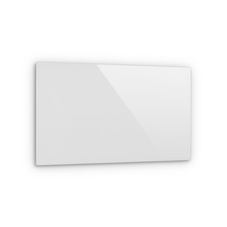 Crystal Wall radiateur infrarouge100x60cm 600W programmateur hebdomadaire IP54 blancblanc