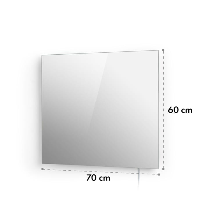 Marvel Mirror Infrarotheizung 360W Wochentimer IP54 Spiegel rechteckig quadratisch | 360 W