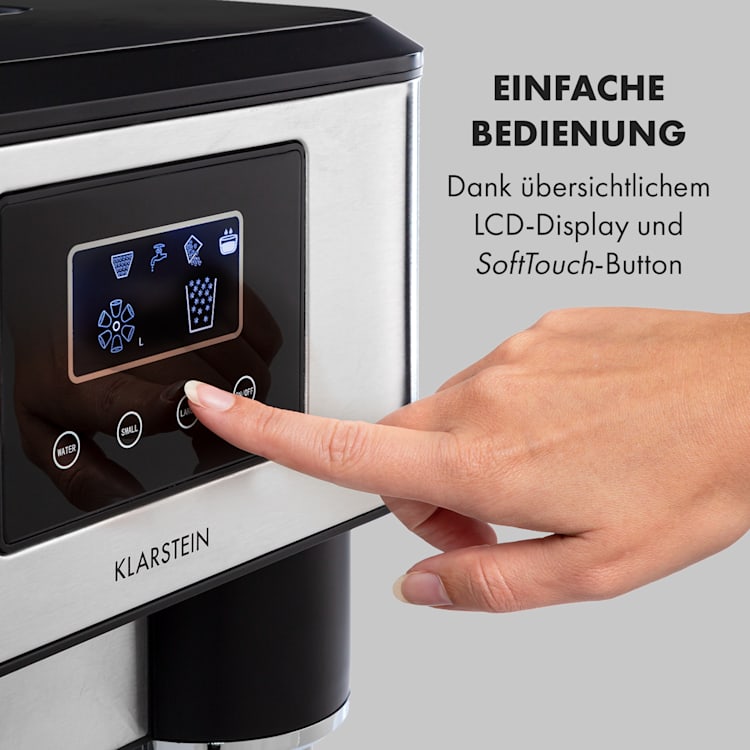 Eiszeit Crush Eiswürfelmaschine 2 Größen Crushed Ice Silber