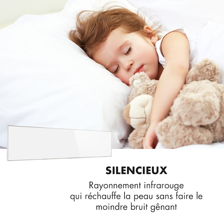 Wonderwall Air 36 radiateur infrarouge 120 x 30 cm 360 W Installation murale Télécommande 120 x 30 cm