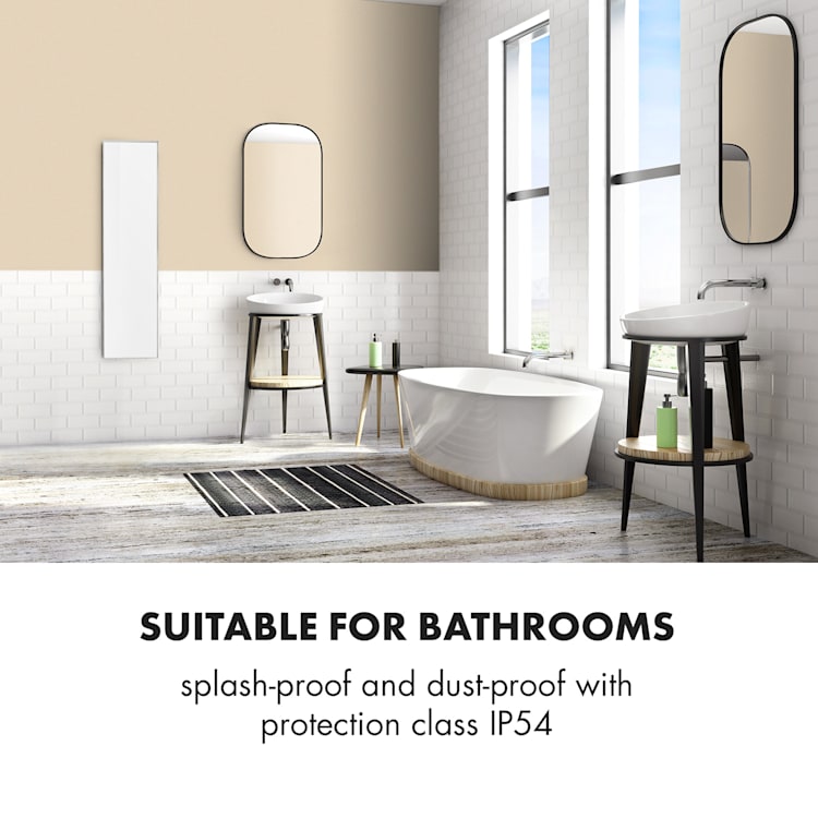 Aquecedor de infravermelhos Wonderwall Air 36 120x30cm 360W Instalação na parede Comando de controlo remoto 120 x 30 cm