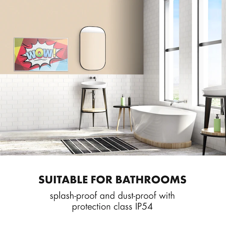 Air Art 60 infrared heater 101x60cm 600W wall installation remote control Design surface: pop art