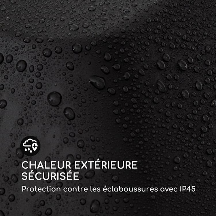 Heat Square Slim radiateur à infrarouge 2000 W IR ComfortHeat IP45 LED