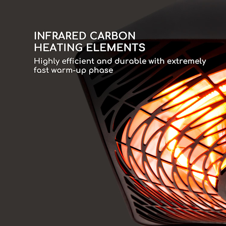 Heat Square Slim Radiador de Infravermelhos 2000W IR ComfortHeat IP24 LED
