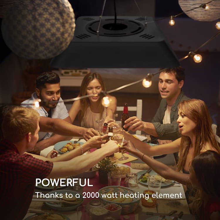 Heat Square Slim Radiador de Infravermelhos 2000W IR ComfortHeat IP24 LED