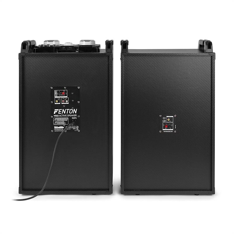 VS12 actieve luidsprekerset 1200 Watt 12” sub BT USB SD LED 1200 W
