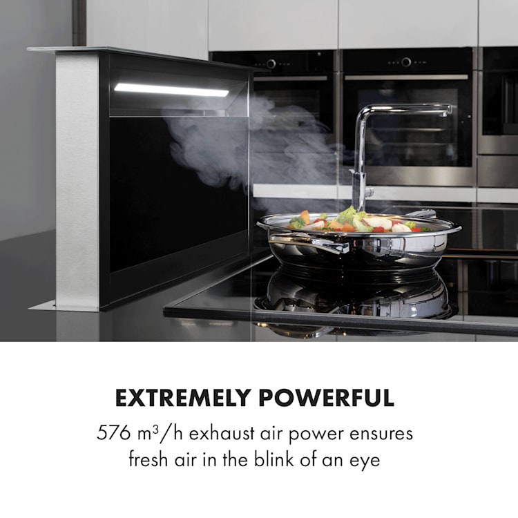 Royal Flush Eco Cooker Hood 90 cm 576 m³/h A+ 90 cm | Black