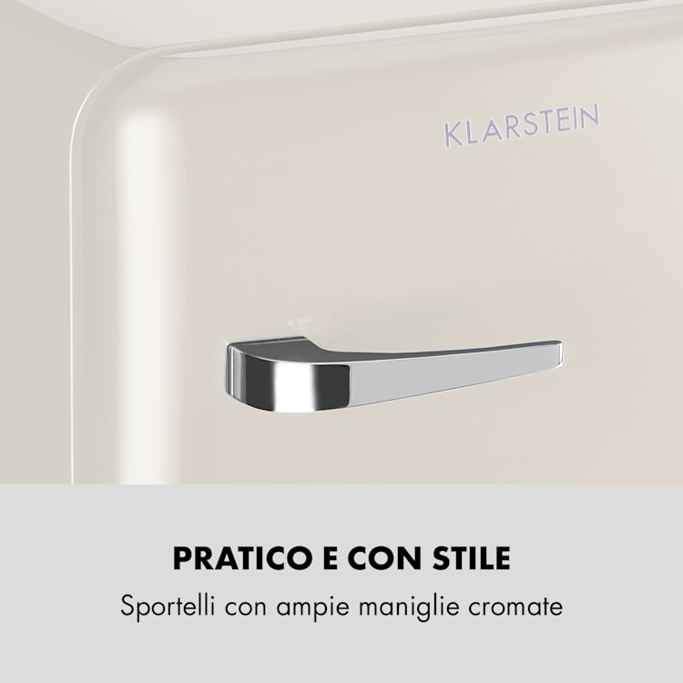Audrey Mini - Frigorifero rétro, 48 L, 2 livelli