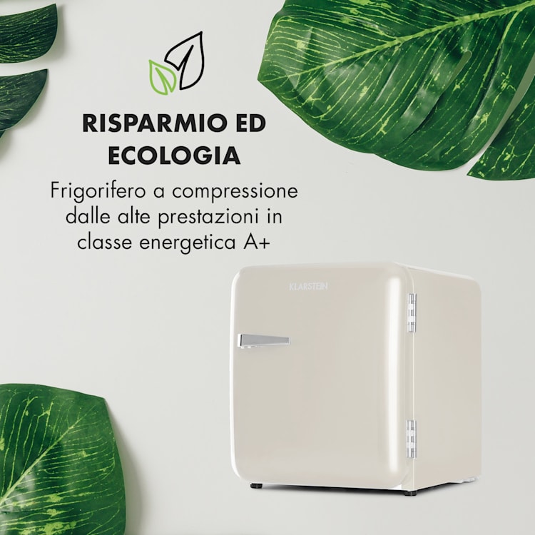 Audrey Mini - Frigorifero rétro, 48 L, 2 livelli