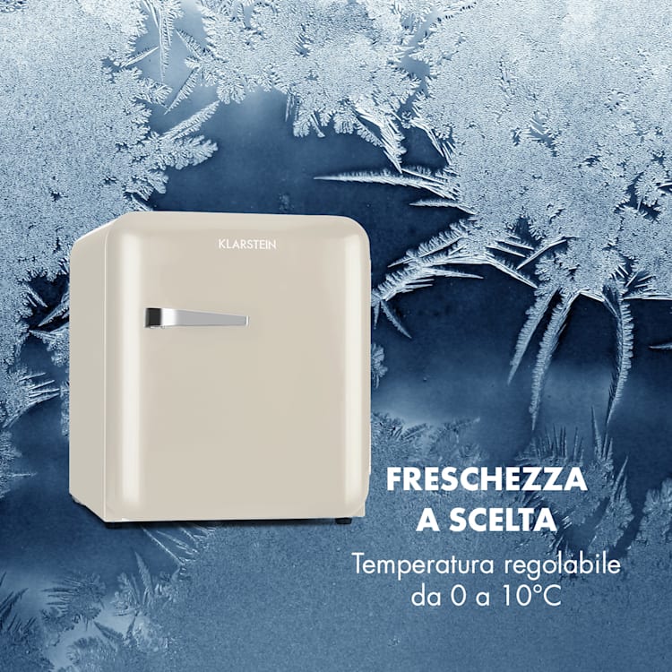 Audrey Mini - Frigorifero rétro, 48 L, 2 livelli