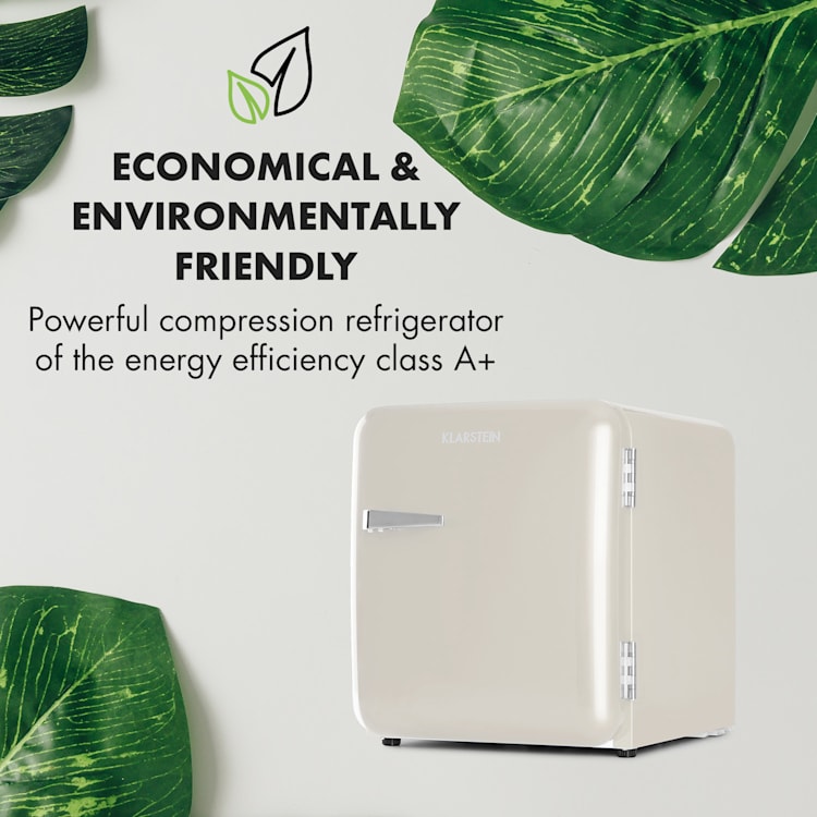 Audrey Mini Retro Fridge 48l 2 Levels