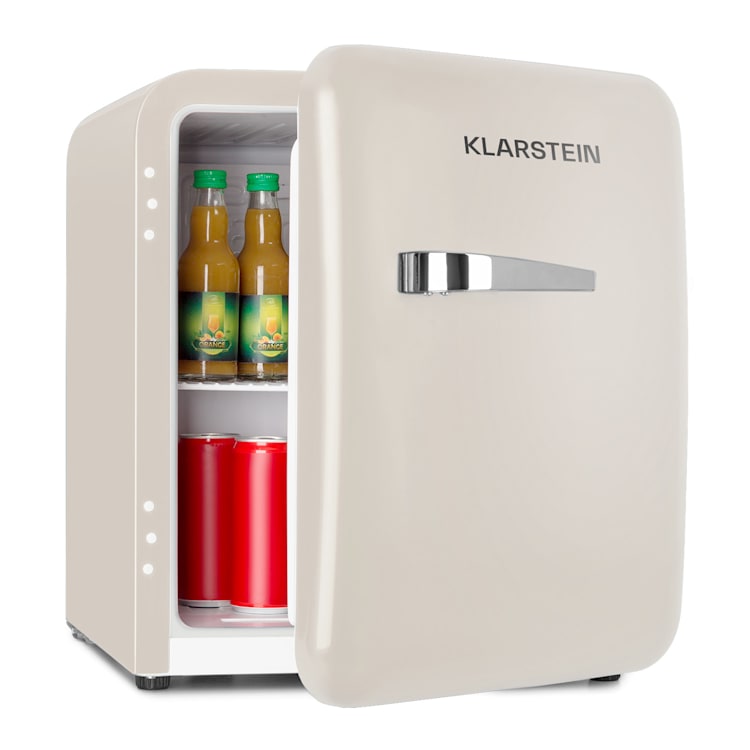 Audrey Mini Retro Fridge 48l 2 Levels Creme