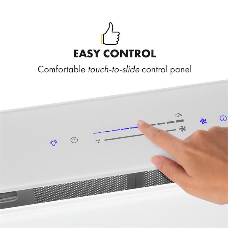 Royal Flush Eco Dunstabzugshaube 60 cm 576 m³/h A+ 60 cm | Weiß
