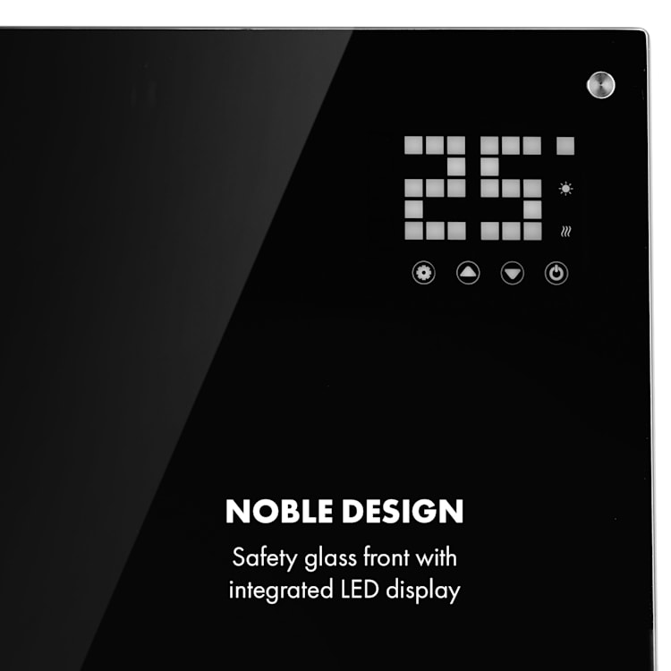 Bornholm Smart radiateur à convection 200 W WiFi Écran LED Minuterie IP24