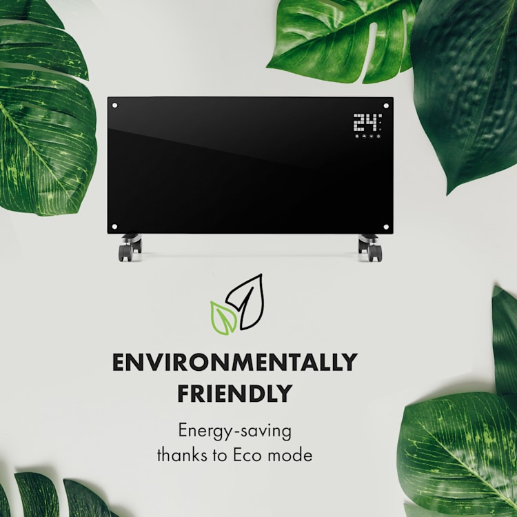 Bornholm Smart radiateur à convection 200 W WiFi Écran LED Minuterie IP24