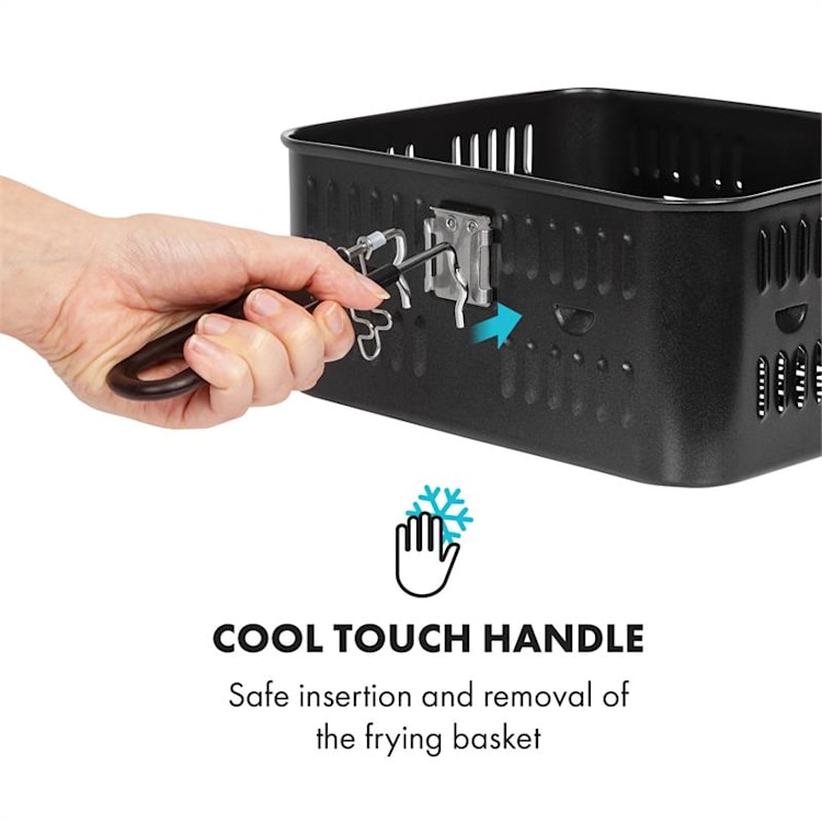 AeroVital Cube Chef Heißluftfritteuse Frittierkorb Zubehör Edelstahl