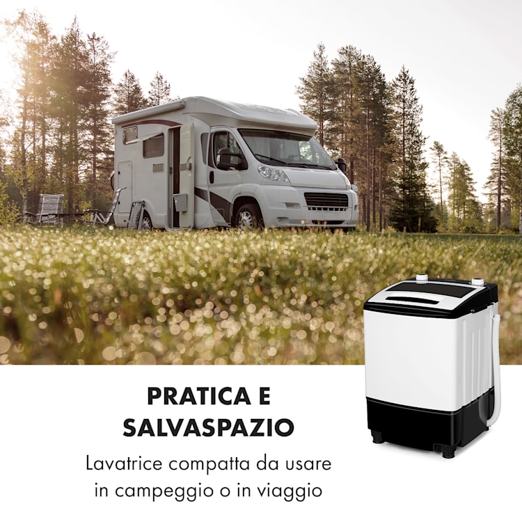 Bubble Boost lavatrice 260 W 3 kg timer 0-10 min. nero
