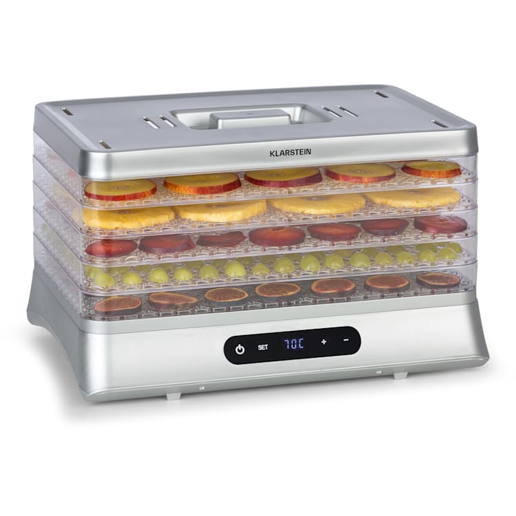 Déshydrateur alimentaire Silver Jerky 500 W Affichage LED sans BPA 35-70 °C