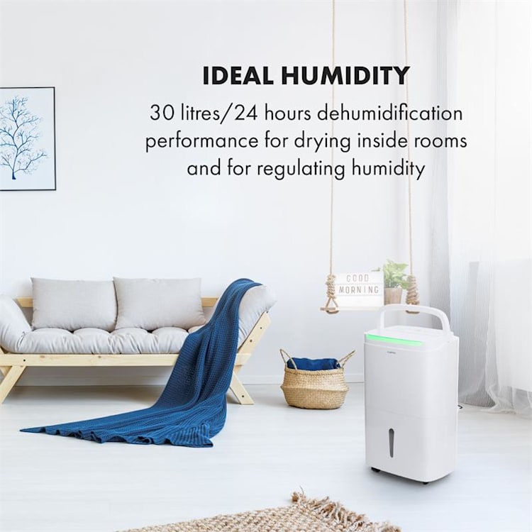 DryFy Connect 30 Odvlhčovač vzduchu WiFi Kompresný 30l / d 25-30m² Biela 30l/24h