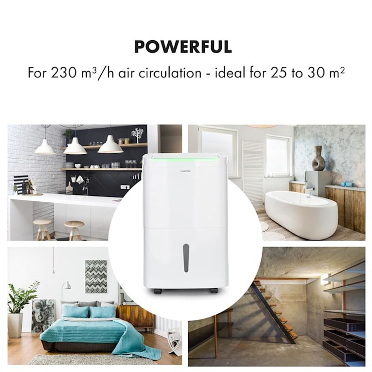 DryFy Connect 30 Odvlhčovač vzduchu WiFi Kompresný 30l / d 25-30m² Biela 30l/24h