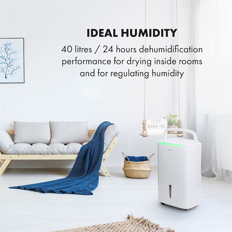 DryFy Connect 40 Dezumidificator WiFi Compresor 40l / d 35-45m² Alb 40l/24h