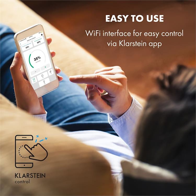 DryFy Connect 40 Dezumidificator WiFi Compresor 40l / d 35-45m² Alb 40l/24h