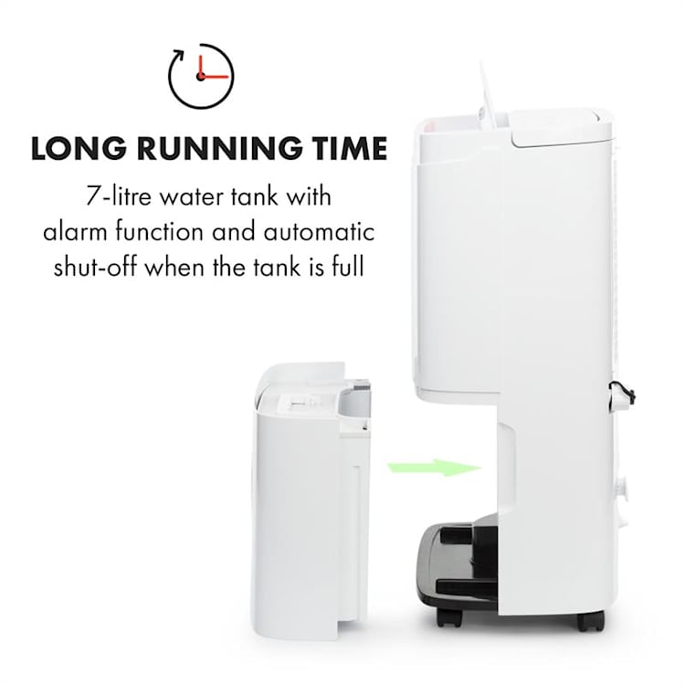 DryFy Connect 50 Odvlhčovač vzduchu WiFi Kompresný 50l / d 45-55m² Biela 50l/24h