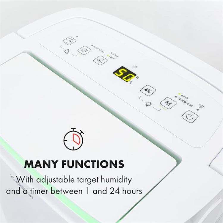 DryFy Connect 50 Odvlhčovač vzduchu WiFi Kompresný 50l / d 45-55m² Biela 50l/24h