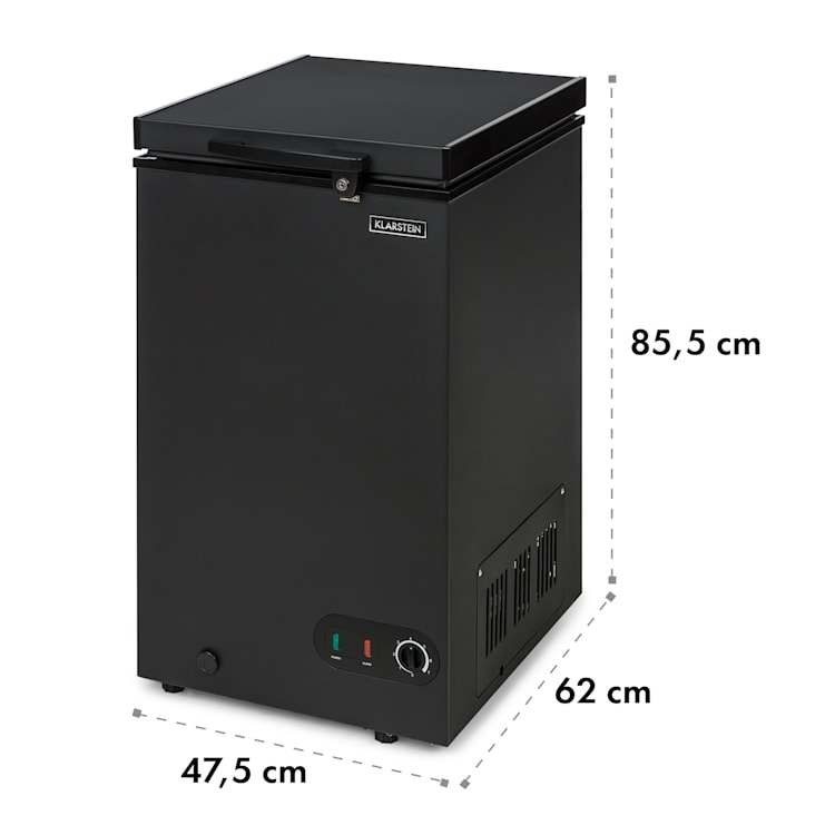Iceblokk 80 Congélateur coffre pose libre 78 L Panier verrouillable 78 L | Noir
