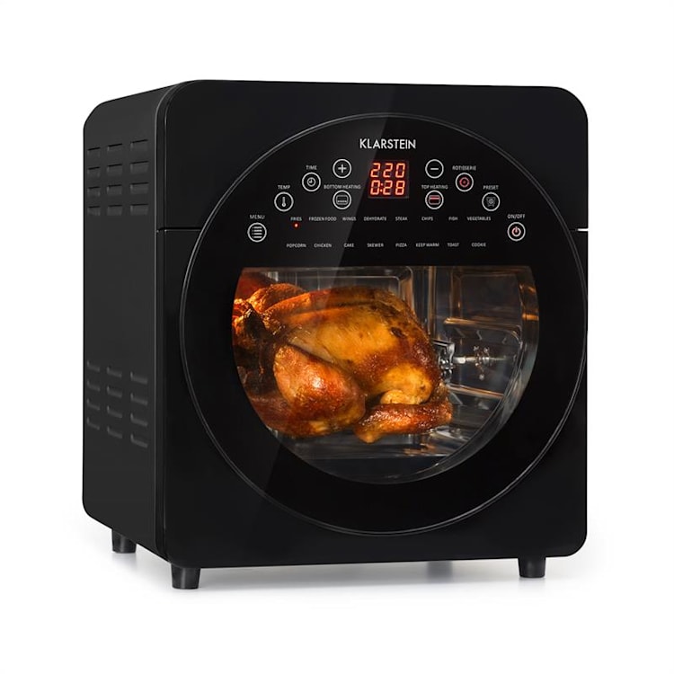AeroVital easy touch, frytkownica beztłuszczowa, 16 programów, 1700 W, 14 l, kolor czarny Czarny